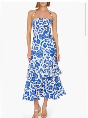 Milly Flowers of Spain Linen Dress